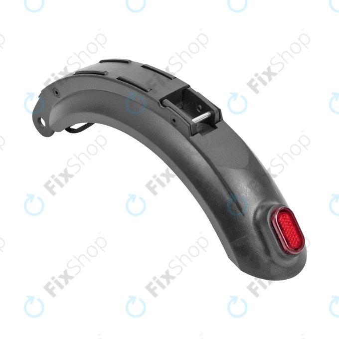 Kugoo S1, S1 Pro, S2, S3 - Rear Fender + Light + Cable (Black)