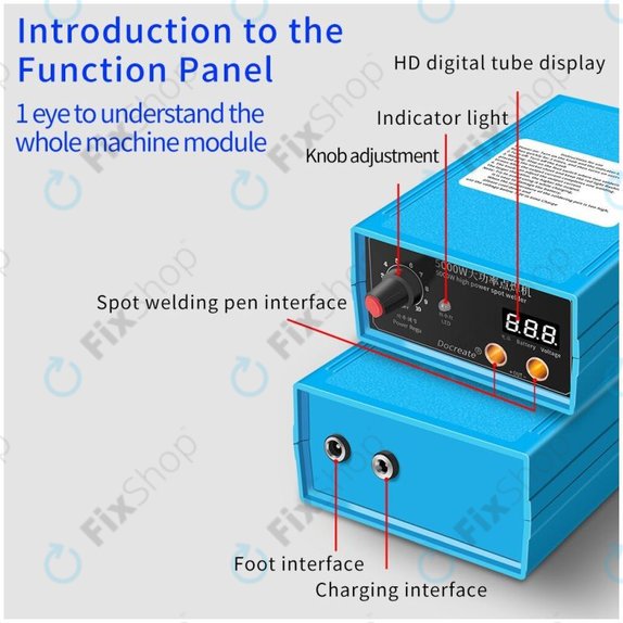 Docreate HPSW 5000W - Mini Spot Welding Machine DIY Kit (4000mAh)