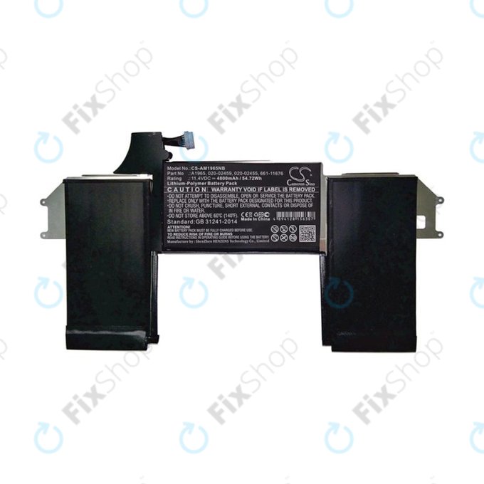 Apple MacBook Air 13" A1932 (Late 2018 - Mid 2019), A2179 (2020) - Battery A1965 4800mAh HQ