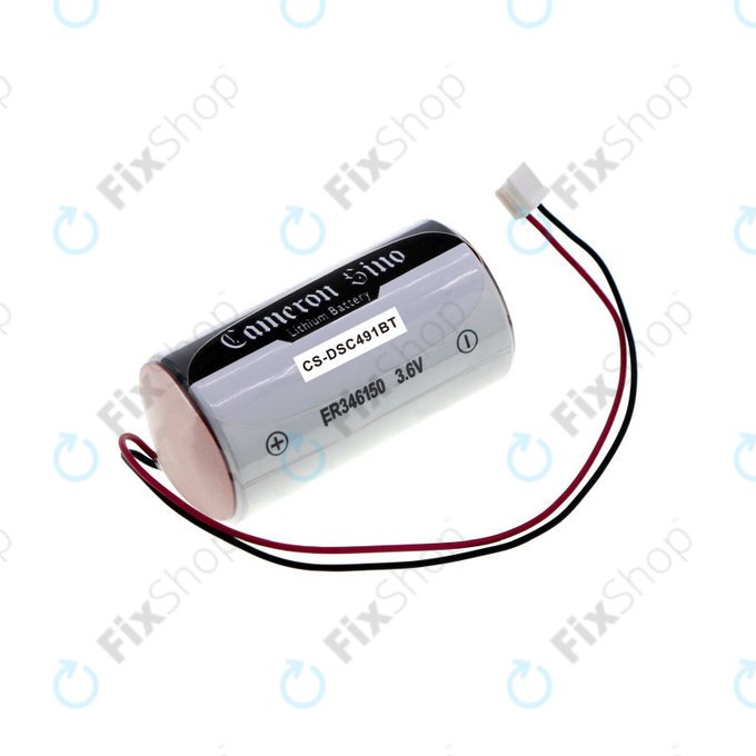 Battery for DSC WT4911B, WT4911R Wireless Outdoor Siren, 14500mAh, Li-MnO2, 3.6V, ER34615M-T1, HQ