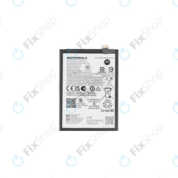 Motorola Moto G85 5G - Battery QE50 5000mAh - SB18E14178 Genuine Service Pack