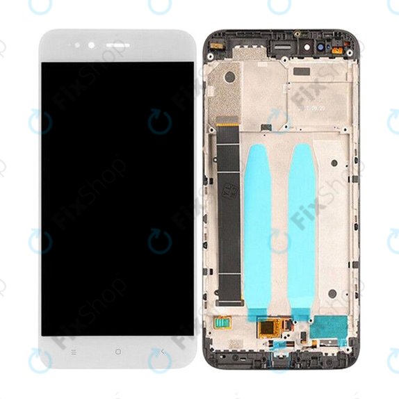 Xiaomi Mi A1 (Mi 5X) - LCD Display + Touch Screen + Frame (White) TFT