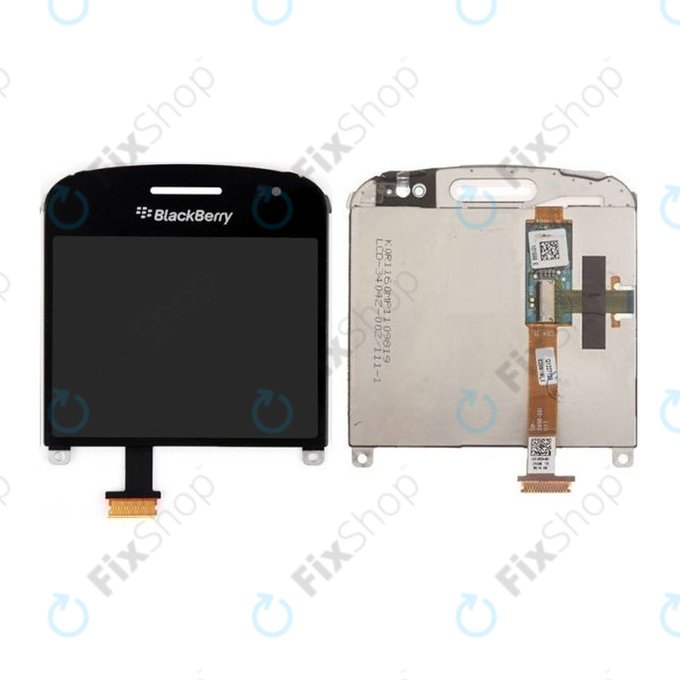 Blackberry Bold Touch 9900 - LCD Display + Touch Screen + Frame Verzia 002 (Black) TFT