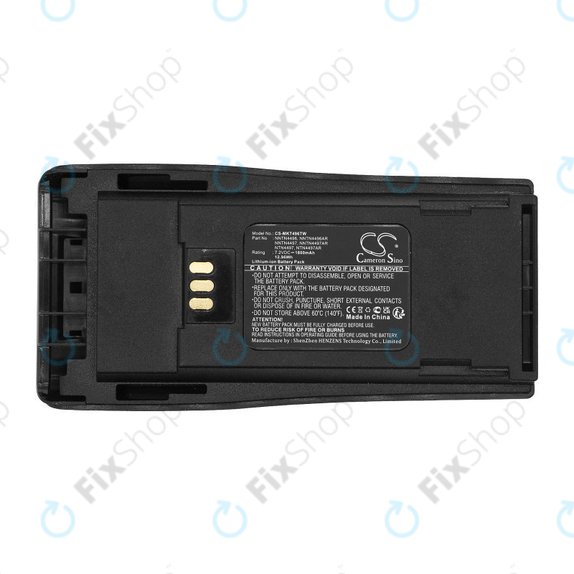 Battery for Motorola CP140, 150, 160, 200, DP1400, GP3188, 1800mAh, Li-Ion, 7.2V, NNTN4496, HQ