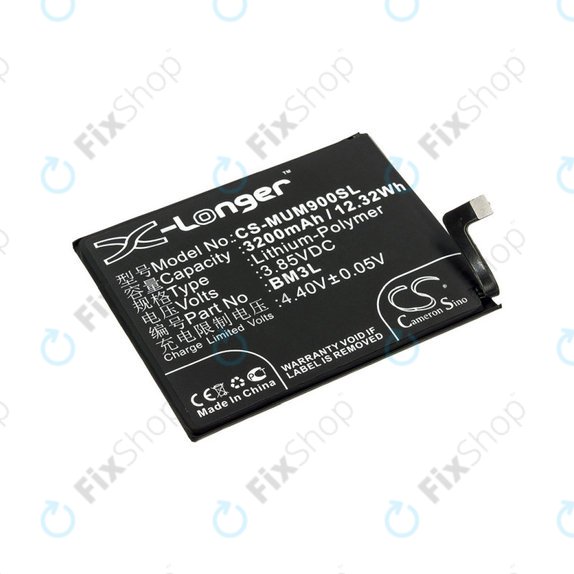 Battery for Xiaomi Mi 9, 3200mAh, Li-Pol, 3.85 V, BM3L, HQ
