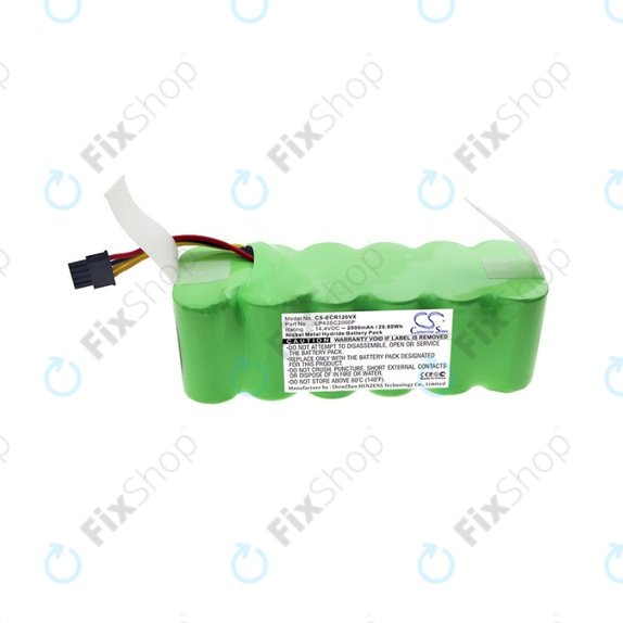 Ecovacs Deebot CR120, KK-8, X500 - Battery LP43SC2000P Ni-MH 14.4V 2000mAh HQ