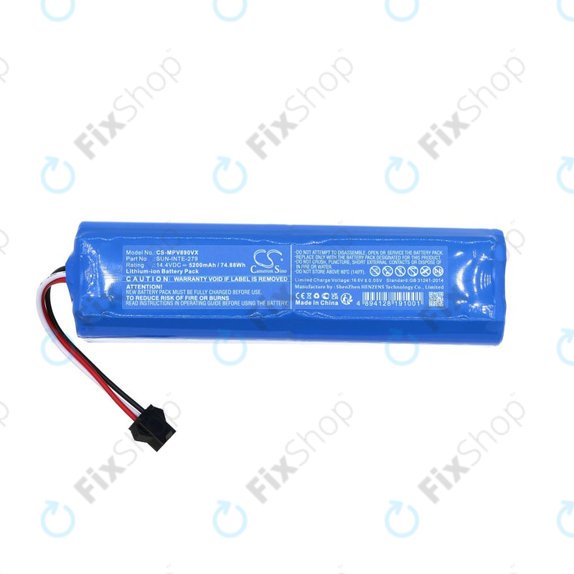 Battery for Mamibot ExVac 890, 5200mAh, Li-Ion, 14.4V, SUN-INTE-279, HQ