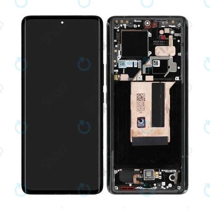 Xiaomi 13 Ultra - LCD Display + Touch Screen + Frame (Black) - 56000600M100 Genuine Service Pack