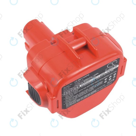 Battery for Makita 1050, 1500mAh, Ni-MH, 12V, 192598-2, 193981-6, HQ