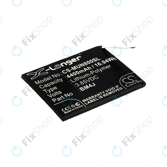 Battery for Xiaomi Redmi Note 8 Pro, 4400mAh, Li-Pol, 3.85 V, BM4J, HQ