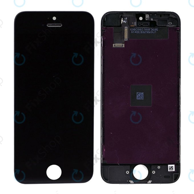 Display for iPhone 5C, Black, Touch Screen with Frame