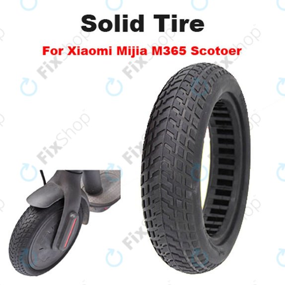 Xiaomi Mi Electric Scooter 1S, 2 M365, Essential, Pro, Pro 2 - Durable Solid Tubeless Tire (Black)