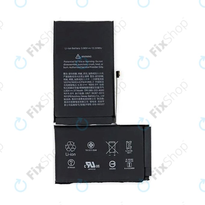 Battery for iPhone XS Max, 3174mAh, Service Pack