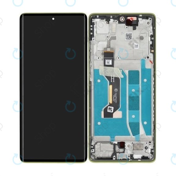 Motorola Moto G85 5G - LCD Display + Touch Screen + Frame (Olive Green) - 5D68C24855 Genuine Service Pack
