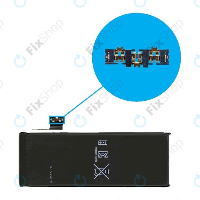 Apple iPhone 5C, 5S - Flex Cable Battery Connector
