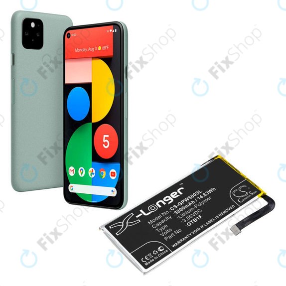 Google Pixel 5 - Battery GTB1F 3800mAh HQ
