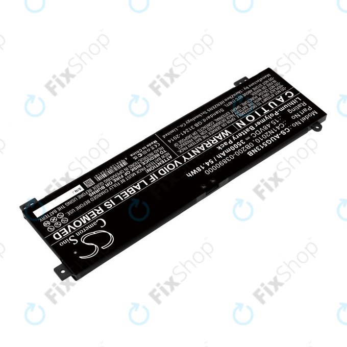 Battery for Asus ROG Strix G15, G17, 3500mAh, Li-Pol, 15.48V, C41N2010, HQ
