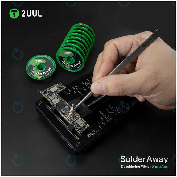 Desoldering Wick, Solder Vampire, 2UUL DW11, 10 rolls/Box