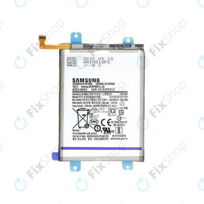 Samsung Galaxy A04s, A12, A13, A13 5G, A21s, M12 - Battery EB-BA217ABY 5000mAh - GH82-22989A, GH82-29803A Genuine Service Pack
