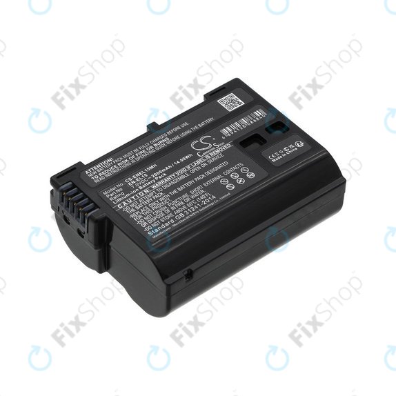 Battery for Nikon D7000, D500, D600, D7200, D7500, Z5, Z6, EN-EL15, Li-ion, 7V, 2000mAh, HQ