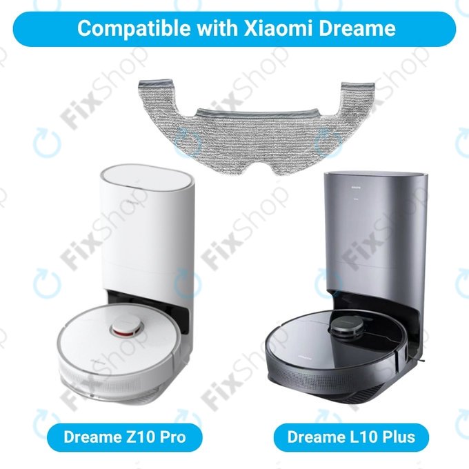 Mop Cloth, 2pcs for Xiaomi Dreame Z10 Pro, L10 Plus