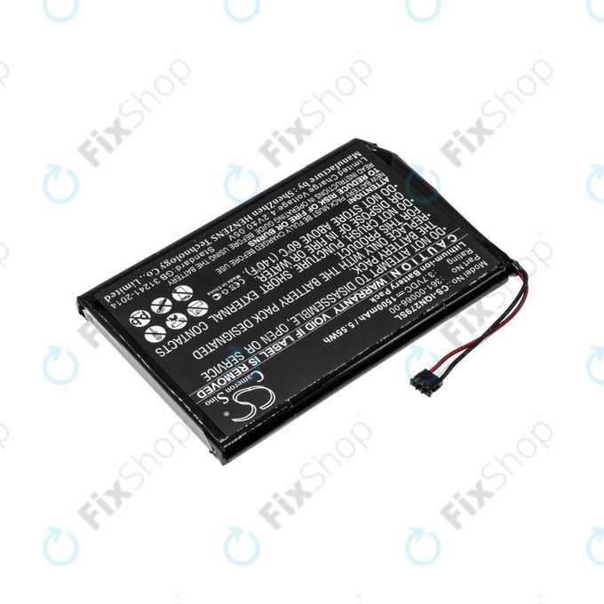 Battery for Garmin Nüvi 2757, 1500mAh, Li-Ion, 3.7V, 361-00066-00, HQ