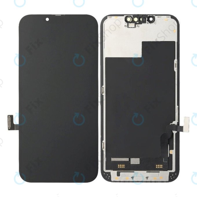 Display Soft OLED for iPhone 13, Touch Screen with Frame, FixPremium