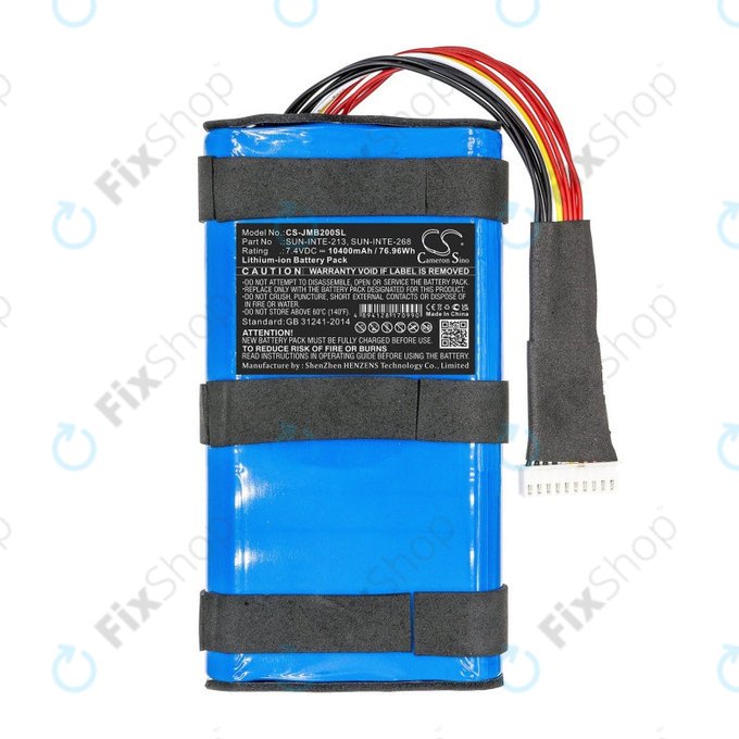Battery for JBL Boombox 2, 10400mAh, Li-Ion, 7.4V, SUN-INTE-213, HQ