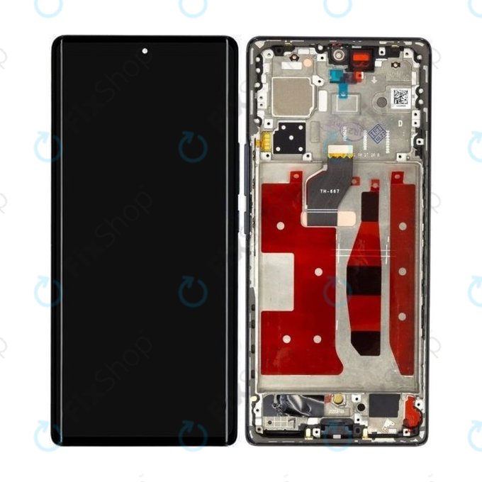 Honor 70 - LCD Display + Touch Screen + Frame (Midnight Black) OLED