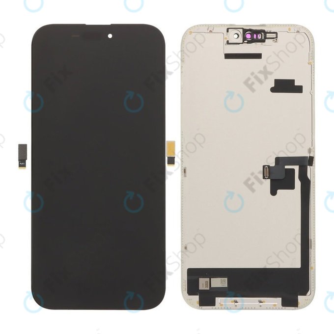 Display Soft OLED 120Hz for iPhone 16 Pro Max, Touch Screen with Frame, FixPremium