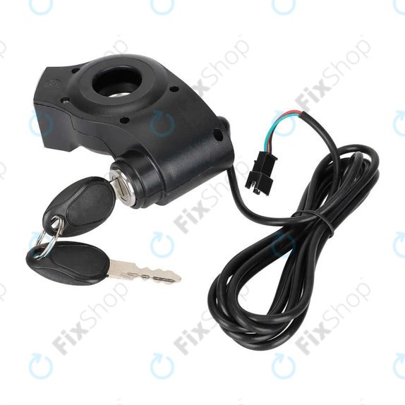 Kugoo Kirin M4, M4 Pro, Speedual, Zero 8X, 10X, MiniWalker, T10-DDM - Ignition Switch with Voltmeter