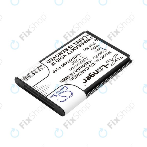 Battery for Cat B30, 1200mAh, Li-Ion, 3.7V, 1ICP5/3450 1S1P, HQ
