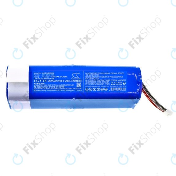Ecovacs Deebot X-series, T-series, N-series - Battery 201-2115-1959 Li-Ion 14.4V 6700mAh HQ