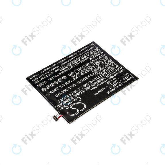 Battery for Alcatel 8082, Alcatel 9024w, 4000mAh, Li-Pol, 3.85V, TLp040J1, HQ