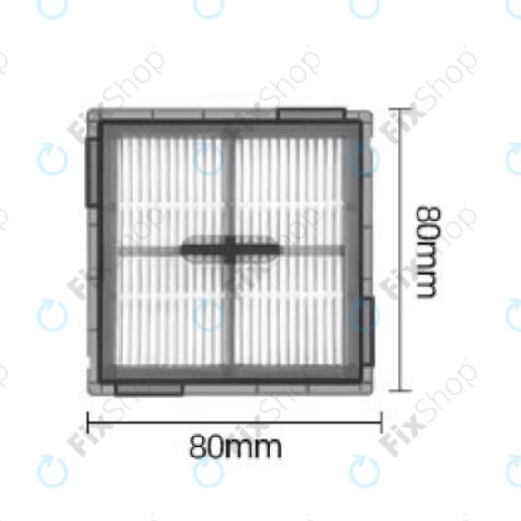 HEPA Filter, 2pcs for Xiaomi Roborock Q10-series, S8 Pro, S8 Pro Plus