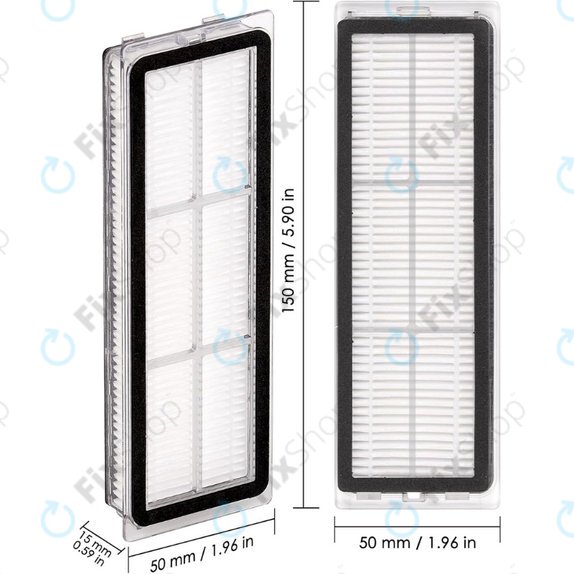 HEPA Filter, 2pcs for Xiaomi Dreame L10s Pro Gen2, D10s Plus Gen2, L10s Ultra