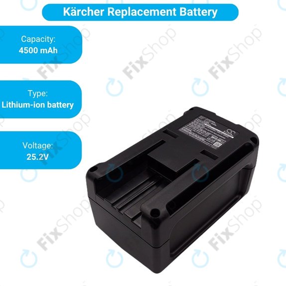 Kärcher BV 5/1, BP, T 9/1 BP, EF426 - Battery BV 5/1 Bp Li-Ion 25.2V 4500mAh HQ