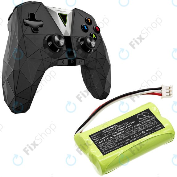 Battery for Nvidia P2920, Nvidia Shield Game Controller, 1800mAh, Ni-MH, 2.4V, HFR-50AAJY1900x2(B), HQ