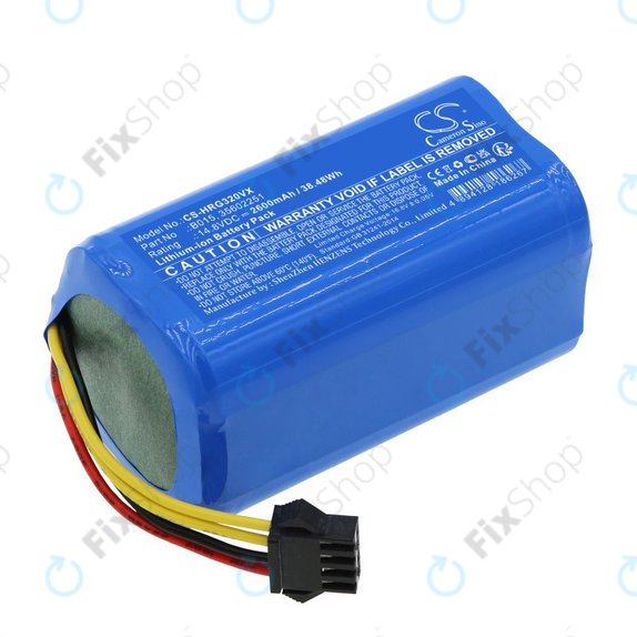 Battery for Hoover HGO31, HGO32, HGO33, 2600mAh, Li-Ion, 14.8V, B015, HQ