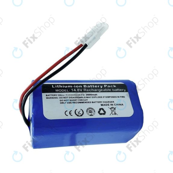 Xiaomi Essential (Mijia G1), Flyco FC-series, myVacBot SN500, Panasonic MC-series, Phicomm X3, Puppy R-series - Battery Li-026418 Li-Ion 14.8V 2600mAh