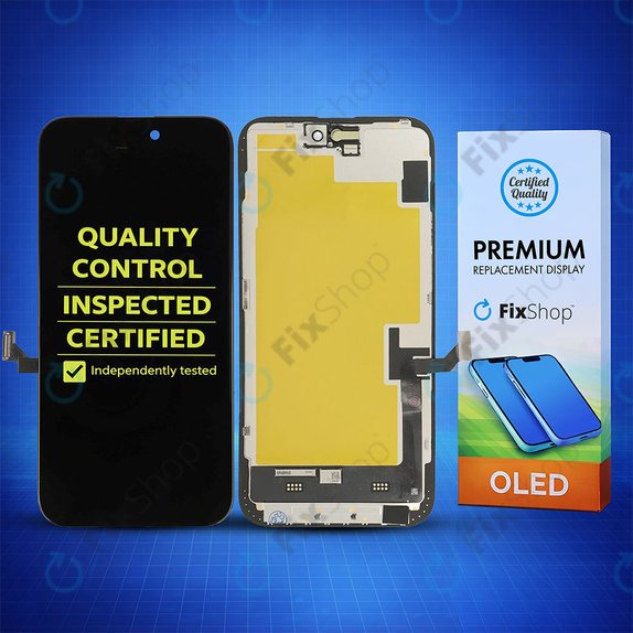 Display Soft OLED for iPhone 15 Plus, Touch Screen with Frame, DIAGNOSTIC
