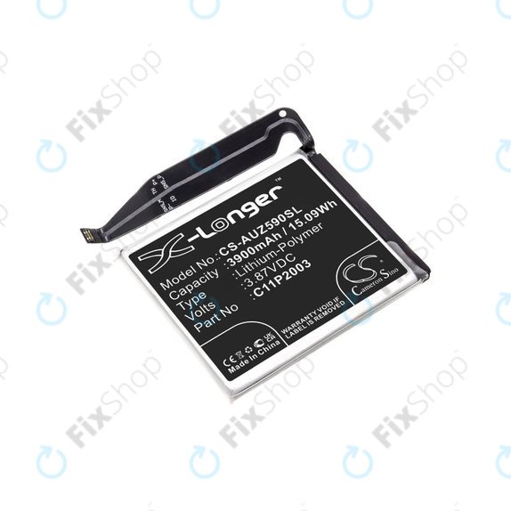 Battery for Asus Zenfone 8 ZS590KS, 3900mAh, Li-Pol, 3.87 V, C11P2003, HQ