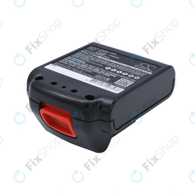 Battery for Black & Decker ASL146BT12A, LBXR16, SSL20SB, 1500mAh, Li-Ion, 14.4V, BL1114, HQ