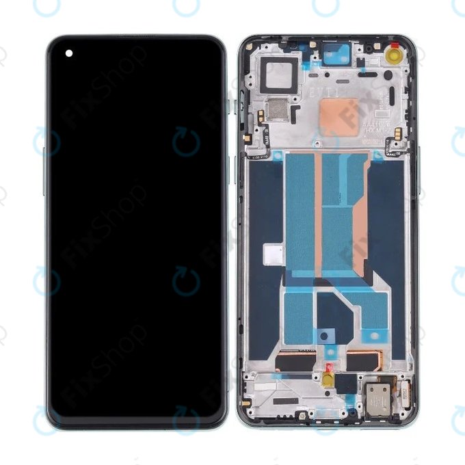 OnePlus Nord 2 5G - LCD Display + Touch Screen + Frame (Green Woods) OLED