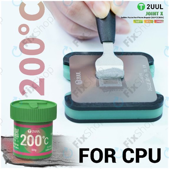 Solder Paste, High-Temperature, 2UUL FS200, (200C)