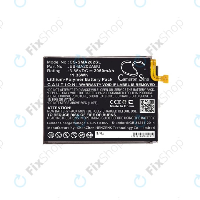 Samsung Galaxy A20e A202F - Battery EB-BA202ABU 2950mAh HQ