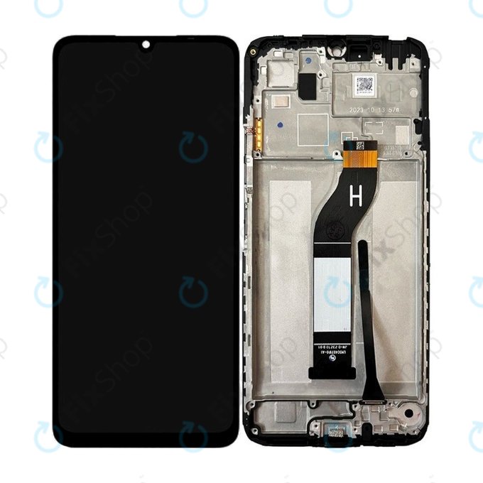 Xiaomi Redmi 13C 23100RN82L, 23106RN0DA - LCD Display + Touch Screen + Frame (Midnight Black) TFT