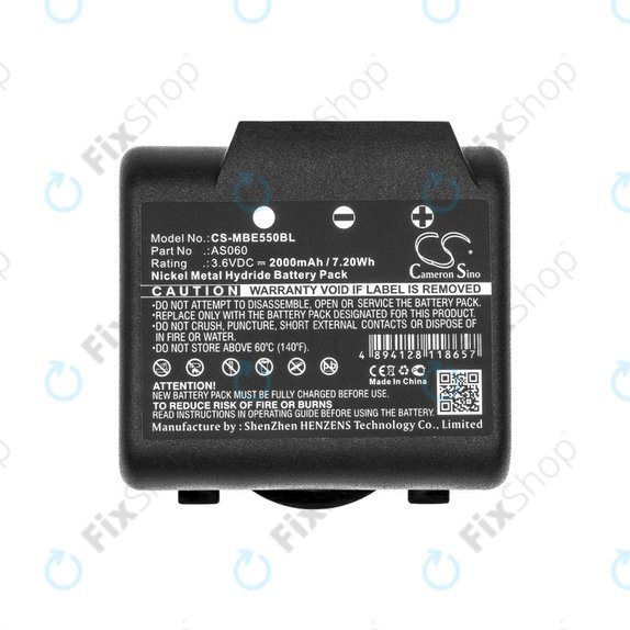 Battery for Imet BE5500, 2000mAh, Ni-MH, 3.6V, AS060, HQ