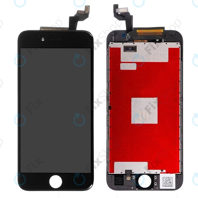 Display for iPhone 6S, Black, Touch Screen with Frame