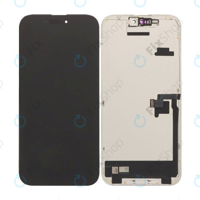 Display Soft OLED 120Hz for iPhone 16 Pro Max, Touch Screen with Frame, FixPremium PRO